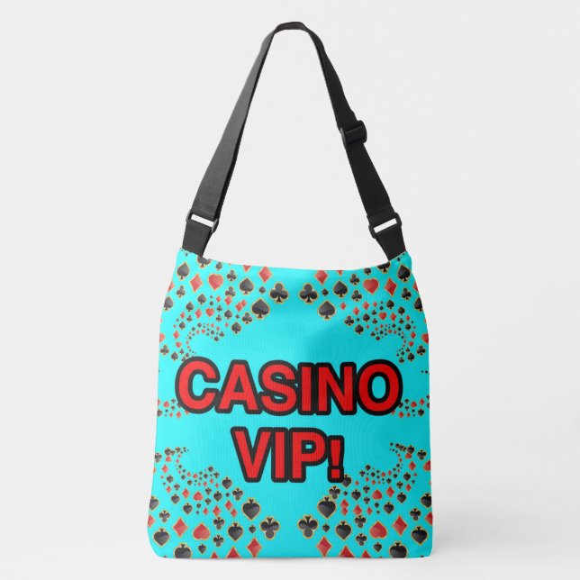 CASINO VIP Designat av CBDOilPrincess Axelväska (Framsida)