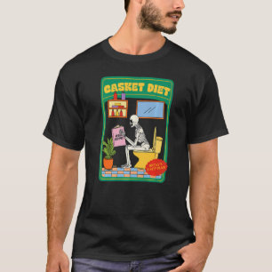 Casket Diet Vegan Recipes Skellys 3-stegsplan T Shirt
