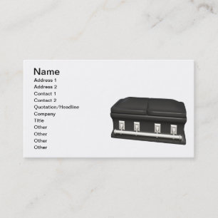CASKET VISITKORT