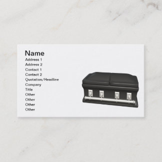 CASKET VISITKORT