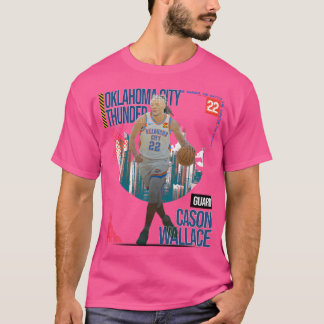Cason Wallace Basketball Art Thunder 1 T Shirt