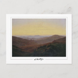 Caspar David Friedrich #120 - vykort för konst