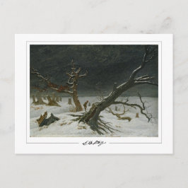Caspar David Friedrich #128 - Finkonstkort Vykort