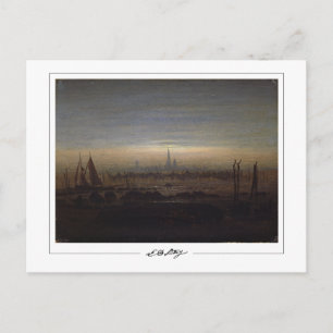 Caspar David Friedrich #14 - vykort för konst