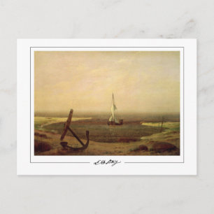 Caspar David Friedrich #150 - vykort för konst