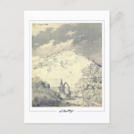 Caspar David Friedrich #162 - vykort för konst