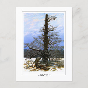 Caspar David Friedrich #17 - vykort för konst