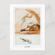 Caspar David Friedrich #201 - vykort för konst