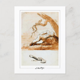 Caspar David Friedrich #201 - vykort för konst