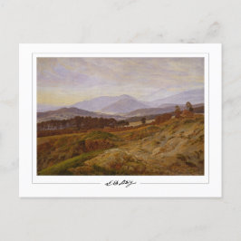 Caspar David Friedrich #21 - vykort för konst