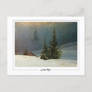 Caspar David Friedrich #23 - vykort för konst