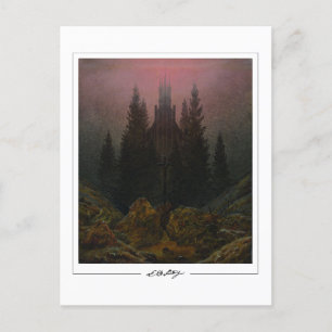 Caspar David Friedrich #3 - vykort för konst
