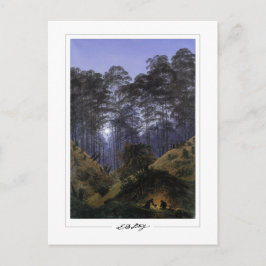 Caspar David Friedrich #42 - vykort för konst