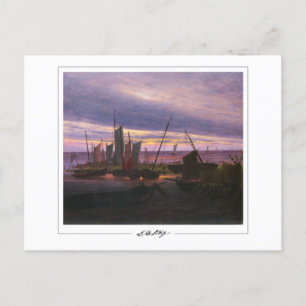 Caspar David Friedrich #55 - vykort för konst