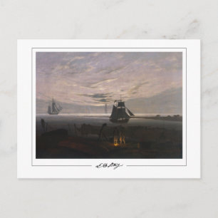 Caspar David Friedrich #59 - vykort för konst