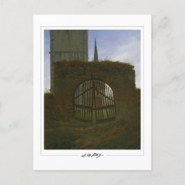 Caspar David Friedrich #62 - vykort för konst