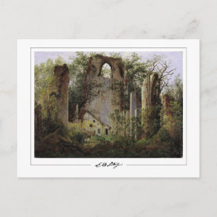 Caspar David Friedrich #93 - vykort för konst