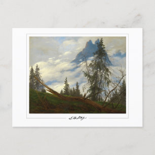Caspar David Friedrich #9 - vykort för konst