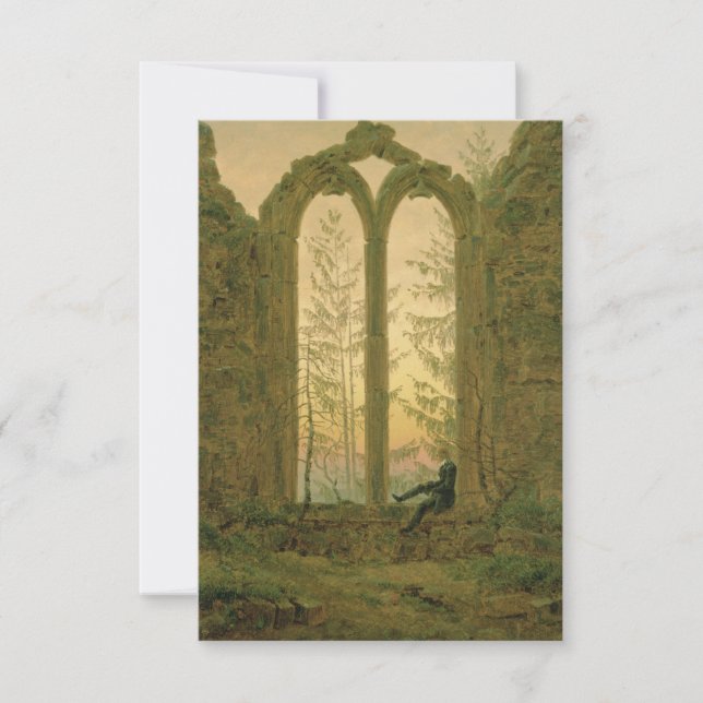 Caspar David Friedrich - Dreamer Kort (Framsida)