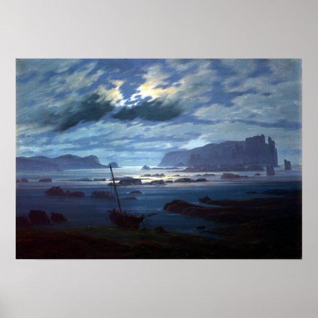 Caspar David Friedrich North Sea Poster (Framsidan)