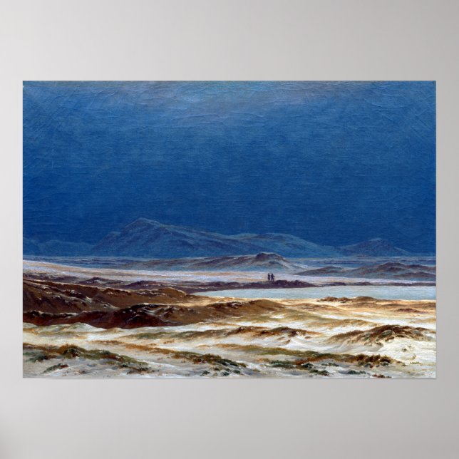 Caspar David Friedrich Northern Landscape, Vår Poster (Framsidan)