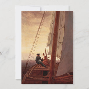 Caspar David Friedrich - På en segling Frakt Inbjudningar