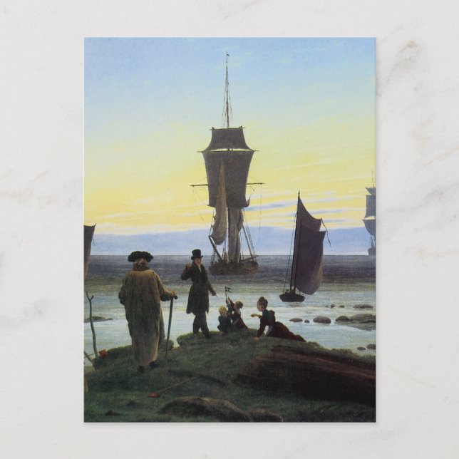 Caspar David Friedrich-stadier i livet Vykort (Framsida)