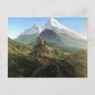 Caspar David Friedrich- The Watzmann Vykort