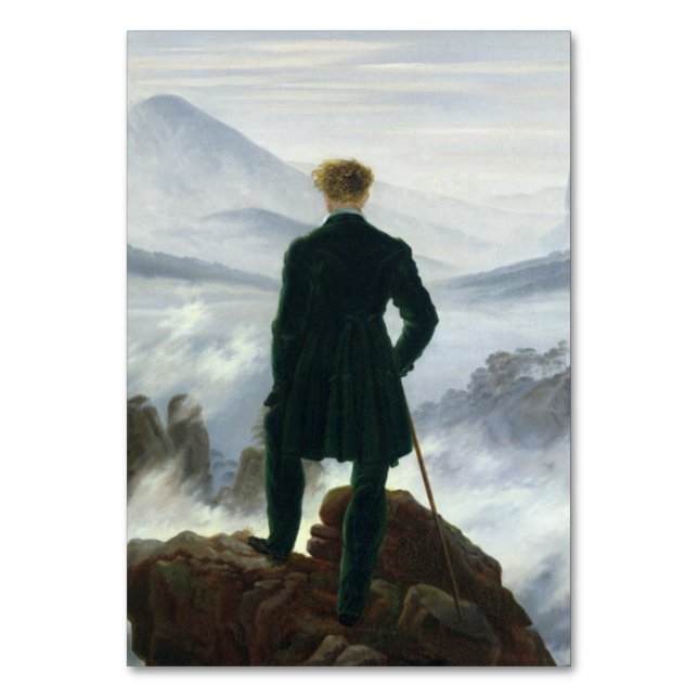 Caspar David Friedrich - Wanderer Bordsnummer (Framsidan)
