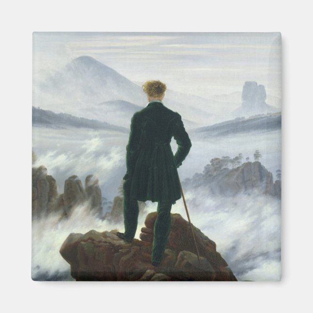 Caspar David Friedrich - Wanderer Magnet (Framsidan)