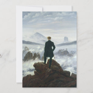 Caspar David Friedrich - Wanderer ovanför havet Kort