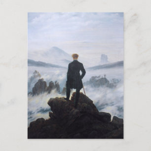 CASPAR DAVID FRIEDRICH - Wanderer ovanför havet Vykort
