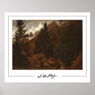 Caspar David Friedrich Zedign Art Poster #61