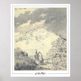 Caspar David Friedrich Zedign Art Poster nr 162