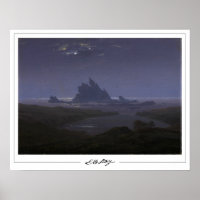 Caspar David Friedrich Zedign Art Poster nr 165