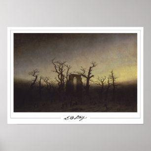 Caspar David Friedrich Zedign Art Poster nr 18