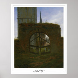 Caspar David Friedrich Zedign Art Poster nr 62