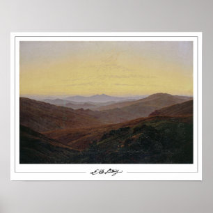 Caspar David Friedrich Zedign konstaffisch #120 Poster