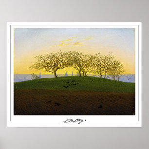 Caspar David Friedrich Zedign konstaffisch #137 Poster