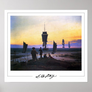 Caspar David Friedrich Zedign konstaffisch #153 Poster