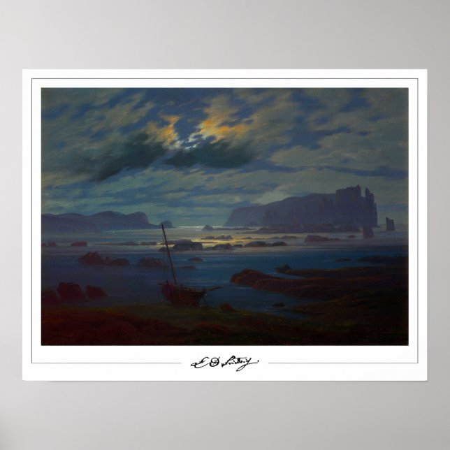 Caspar David Friedrich Zedign konstaffisch #17 Poster (Framsidan)