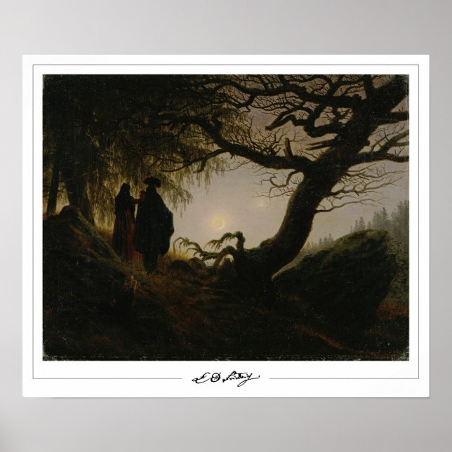 Caspar David Friedrich Zedign konstaffisch #200 Poster (Framsidan)