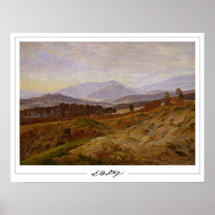 Caspar David Friedrich Zedign konstaffisch #21 Poster