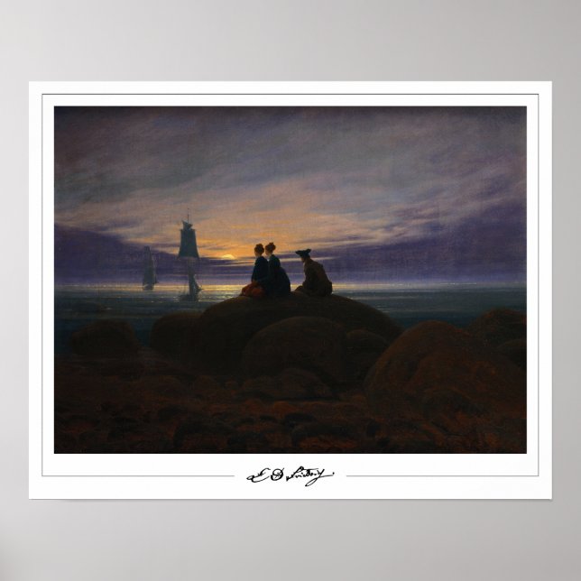 Caspar David Friedrich Zedign konstaffisch #22 Poster (Framsidan)