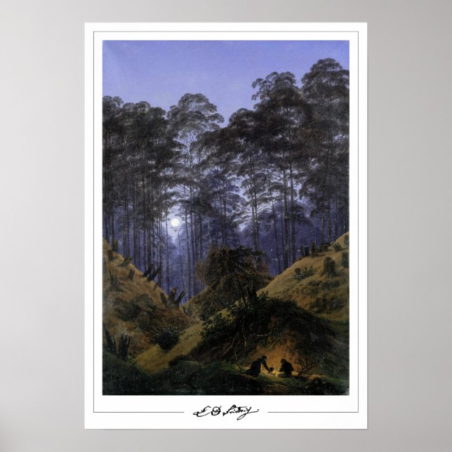 Caspar David Friedrich Zedign konstaffisch #42 Poster (Framsidan)