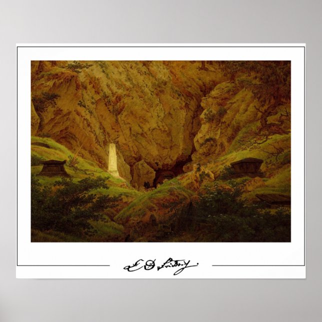 Caspar David Friedrich Zedign konstaffisch #56 Poster (Framsidan)