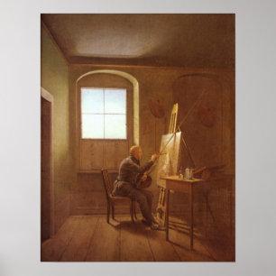 Caspar David Friedrichs studio Poster