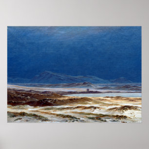 Caspar David nordliga Friedrich landskap, fjädrar Poster