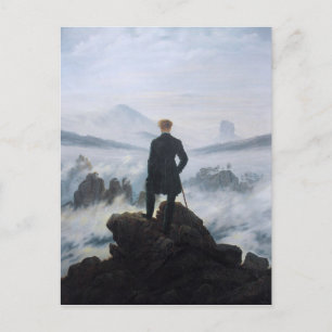 Caspar David sjöman ovanför dimhavet Vykort