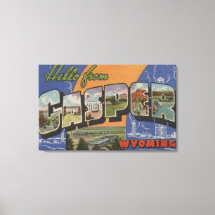 Casper, Wyoming - Stora Brev Scenes Canvastryck